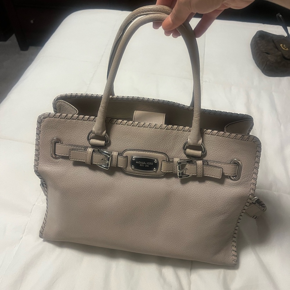 Michael Kors Leather Satchel with strap